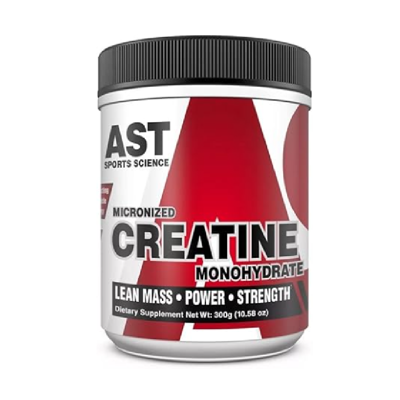 CREATINA MICRONIZADA E MONIHIDRATADA 300G - AST SPORTS SCIENCE