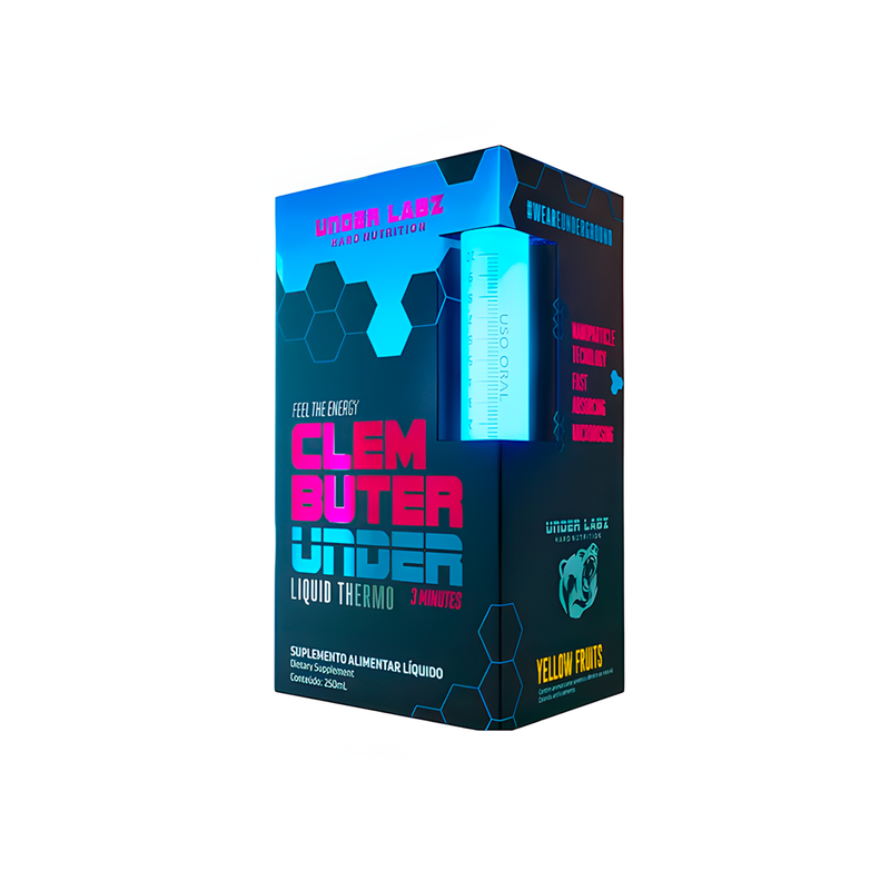 CLEMBUTER - UNDER LABZ - QUEIMADOR - TERMOGÊNICO 250ml