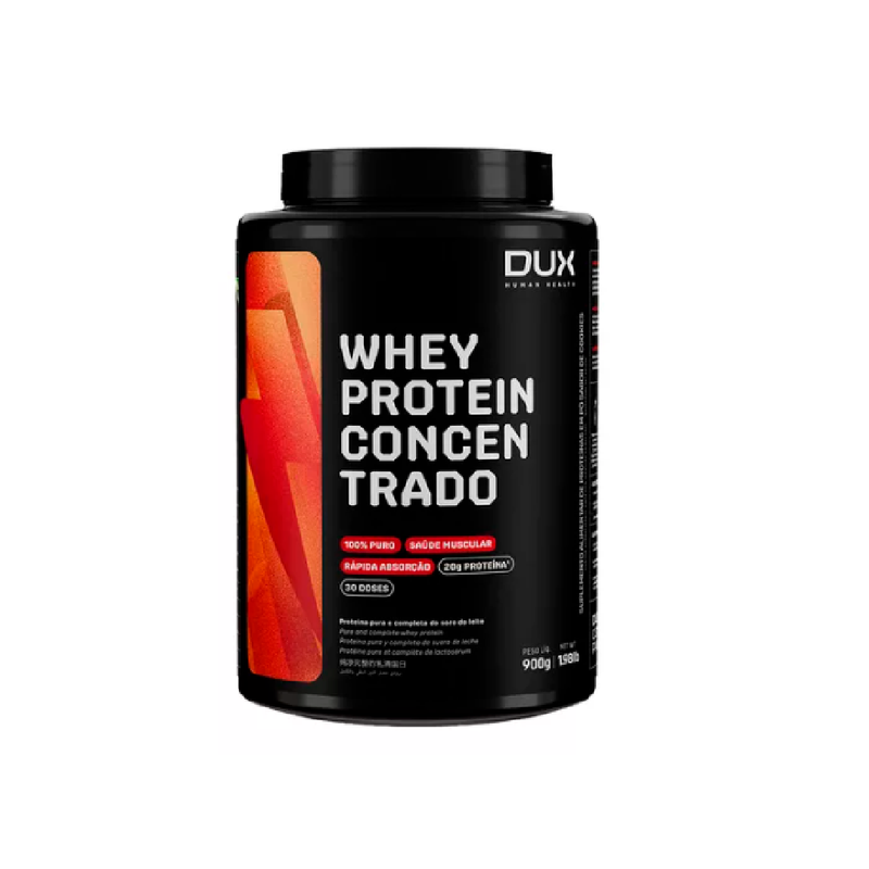 WHEY PROTEIN CONCENTRADO - POTE 900G DUX NUTRITION