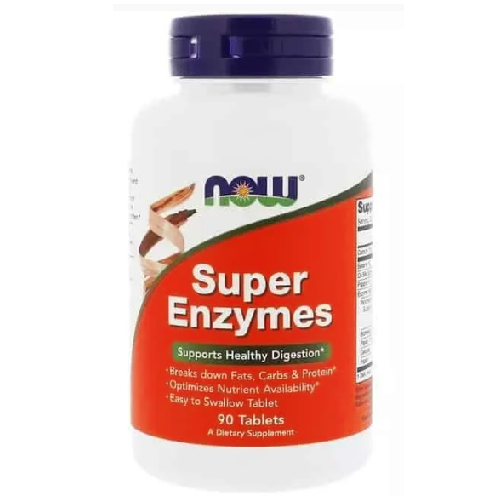 SUPER ENZYMES 90CPS - ENZIMA DIGESTIVAS