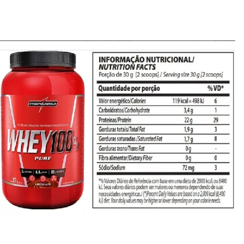 WHEY100% PURE 900G INTEGRALMEDICA