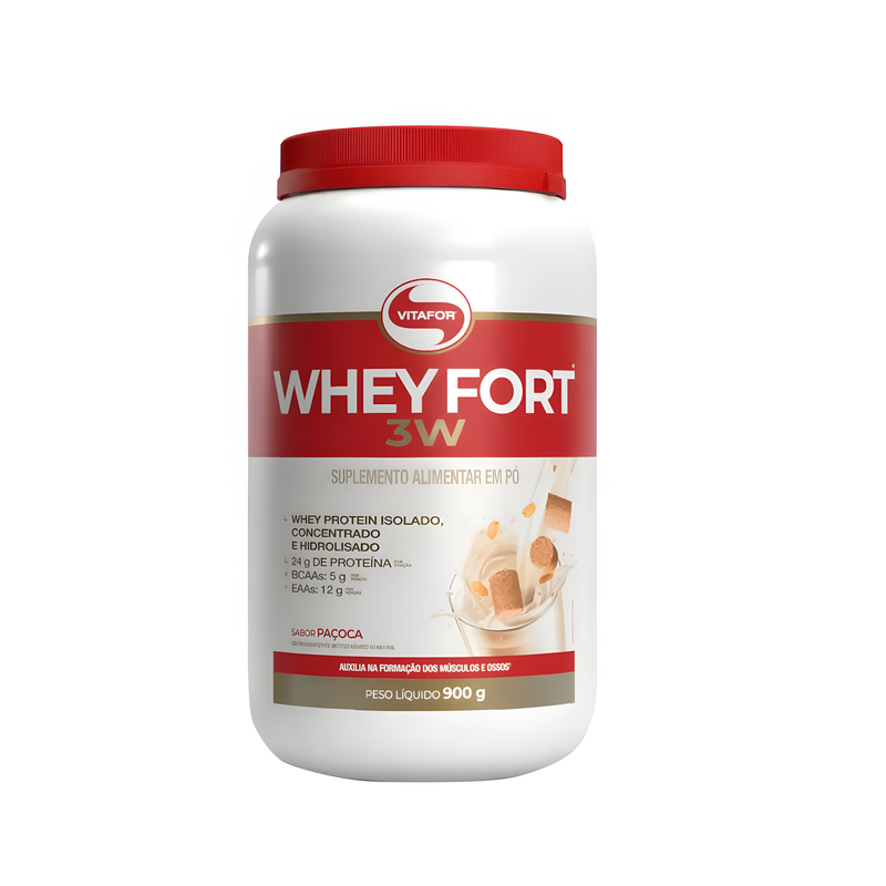 WHEY FORT 3W - VITAFOR - WHEY PROTEIN - 900g